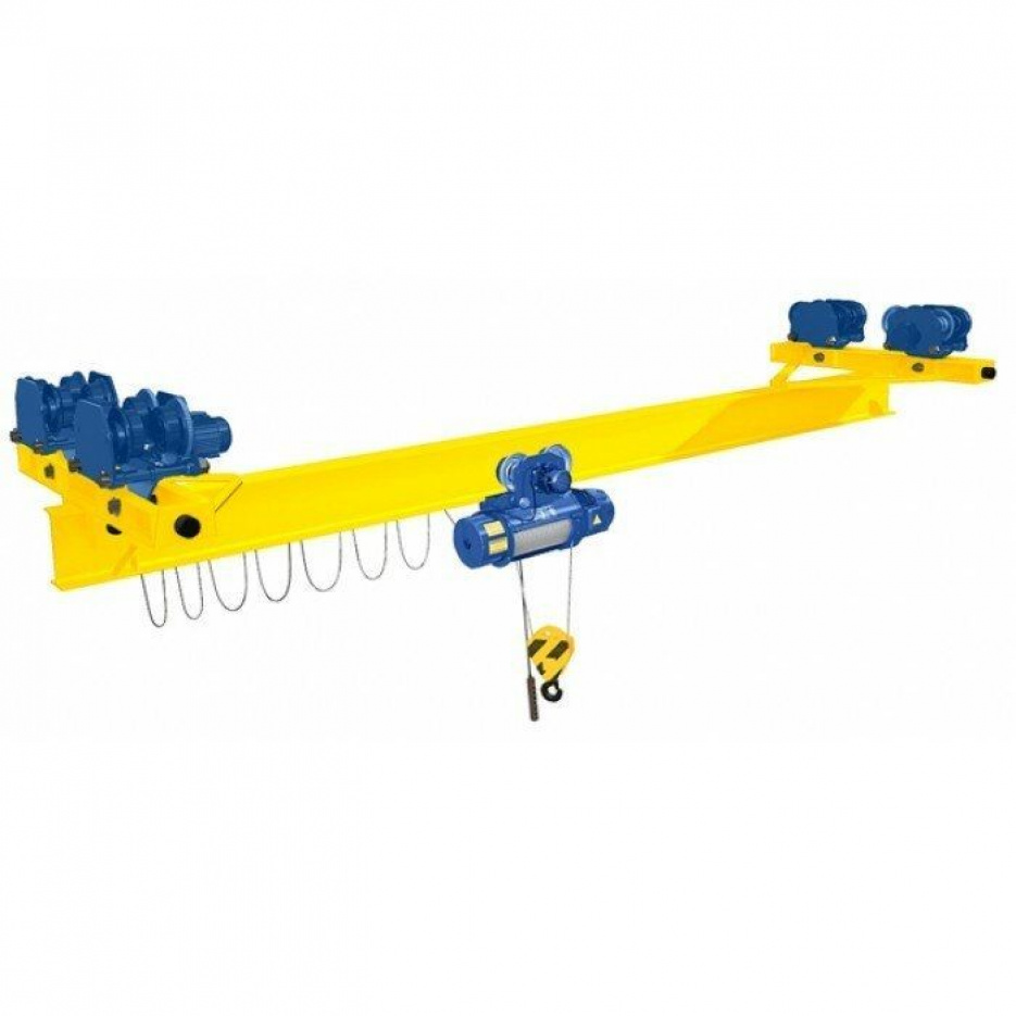 Кран мостовой однобалочный подвесной однопролётный г/п 10 т пролет 16,6 м